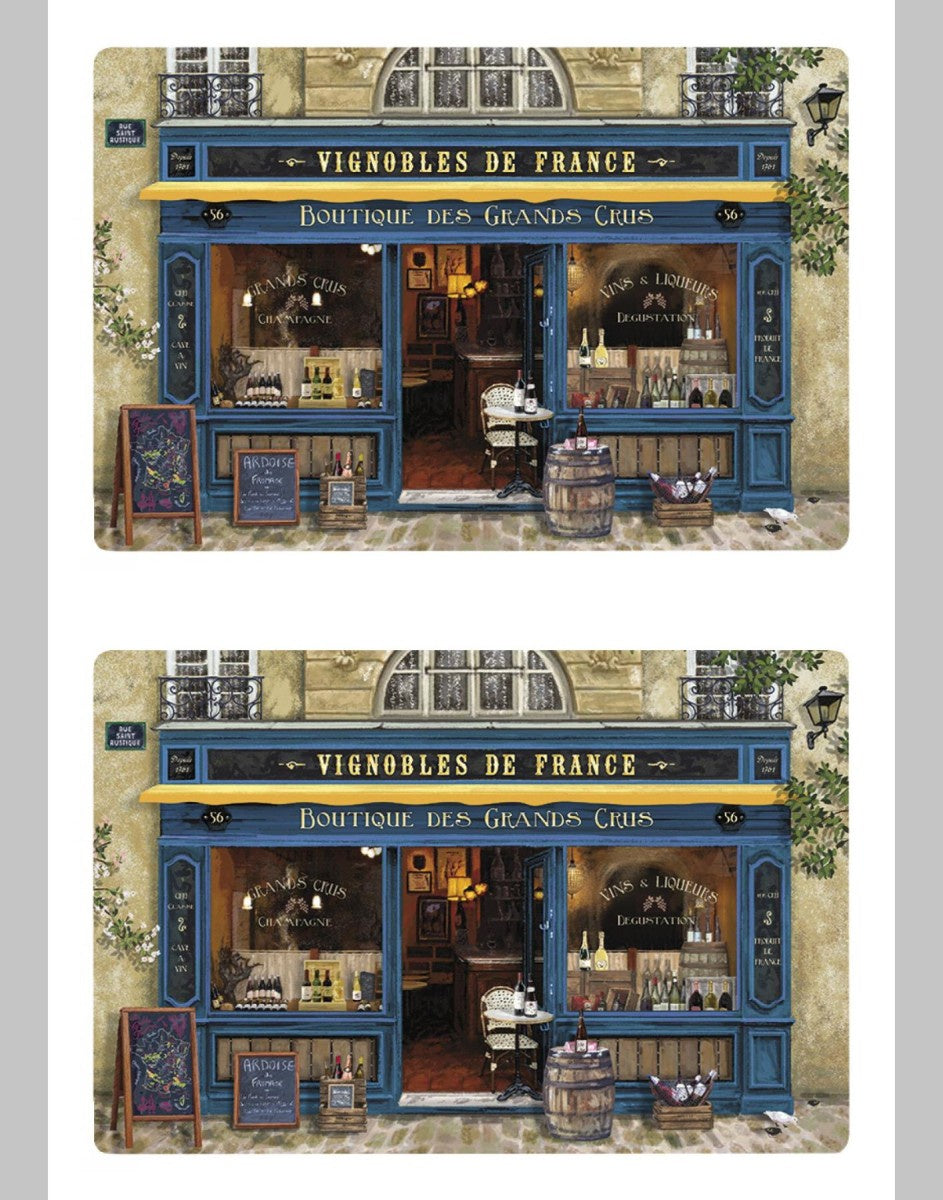 Placemat - French Wine Shop