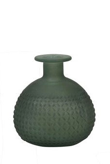 Recycled Glass Vase Green